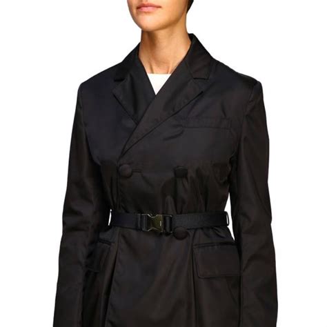 prada 2015 coat women|Prada women's double breasted jackets.